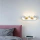 thumbnail image 4 of de pared Moderno, blanco cálido, , accesorio 3 luces Gloria Lámpara de pasillo, 4 of 8
