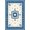 Blue, Pattern 9, variant on ODIKA 4'x6' Blue Green Geometric Medallion Art Washable Area Rug Contemporary Symmetrical Oval Central Motif for Dorm Room, Small Living Stain Resistant Low Profile, Easy Care