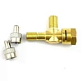 thumbnail image 2 of Durable 3-Way TPMS Valve Copper Tire Accessories Valve Stem Port Tee Adapter, 2 of 5