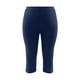 thumbnail image 4 of Pantalones de yoga de cintura alta para mujer: aberturas laterales, leggings elásticos y transpirables de largo 8 para correr en el gimnasio: ropa deportiva cómoda con cintura alta, 4 of 4