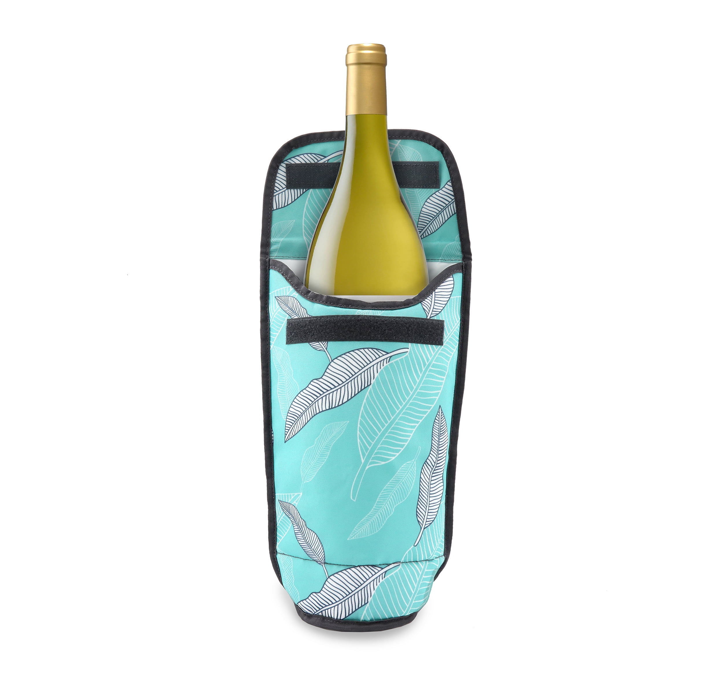 PackIt 1.5 L Freezable, Insulated Wine Tote, Aqua Blue