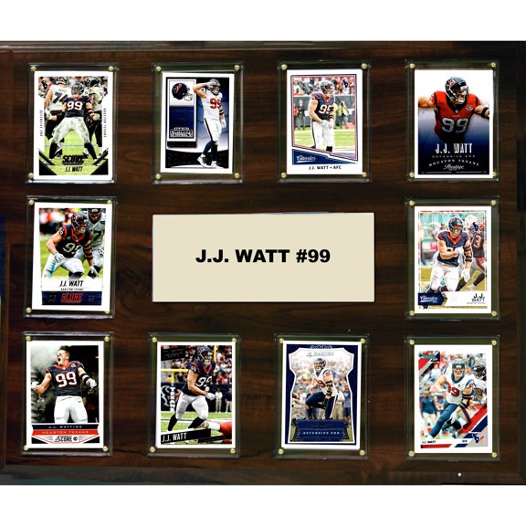 J.J. Watt Houston Texans 15'' x 18'' Plaque