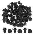 thumbnail image 2 of Unique Bargains 50pcs 9mm Hole Splash Guard Fastener Retainer Clips for Auto Bumper Fender, 2 of 2