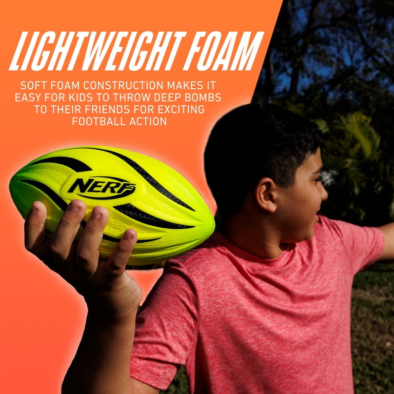 NERF Lightstrike Foam Football - 8.5 Mini Foam Football - LED