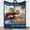Color 01, variant on Personalized Collage Throw Blanket with Photo Text, Customized Picture Collage Throw Blanket for Birthday Customized Picture Bed Blanket for Boyfriend Girlfriend Anniversary Blankets