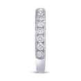 thumbnail image 2 of 3/4 Carat Round Diamond Pave Band Ring in 14k White Gold (G-H, SI1-SI2, cttw) Size 7.5, 2 of 7