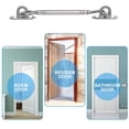 thumbnail image 6 of 1 pieces storm hook stainless steel door hook door latch window catch cabin door gate lock with 4 pieces mounting screws, 6 of 9