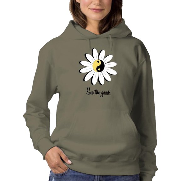 Daisy See The Good Hoodie Women -Image by Shutterstock, Female 5X-Large
