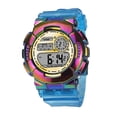 thumbnail image 3 of Reloj de Pulsera Deportivo LED Digital Impermeable Multifuncional Ligero Reloj Transparente para niños niñas Oro Rosa, 3 of 10
