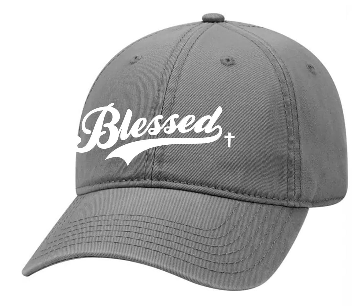 Blessed Cross Christian Jesus Women's Twill Dad Hat Adjustable Baseball