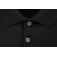 thumbnail image 3 of Adidas Mens Performance Polo, XL, Black, 3 of 4