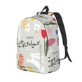 thumbnail image 1 of Fotbe Happy Easter Mochila de Lona con Estampado, Mochila Duradera, Mochila Versátil de Alta Calidad, Mochila Compacta Vintage-Medium, 1 of 5