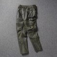 thumbnail image 5 of Pantalones de cuero retro para hombre, para montar en motocicleta, con cabeza de piel de becerro engrosada, se puede instalar con equipo de protección, 5 of 5