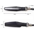 thumbnail image 3 of 4pcs Motorcycle 12 Led Turn Signal Indicator Blinkers Light Amber, 3 of 5