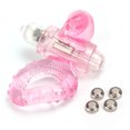 thumbnail image 1 of Anillo de retraso de vibración anillo de pene hombres hombres adultos accesorio de suministro sexual rosa, 1 of 8