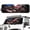 American Flag Eagle, variant on Chririnla Beach Shell Windshield Sunshade Sun Visor to Protect UV Rays and Heat Glare, Suitable for Wrangler, Gladiator, and Rubicon Models, Accessories for Women Men