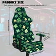 thumbnail image 7 of Xoenoiee Shamrock Pattern Gaming Chair Cover with Armrest Covers 4 Pieces Stretch Racing Computer Chair Slipcover Set for Reclining Racing Gaming Chair St. Patrick's Day Decoration, 7 of 7