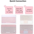 thumbnail image 6 of 360° Rotatable Keyboard Case with Touchpad for iPad Air 4/5 Gen 10.9 Inch (Lavender Gray), 6 of 7