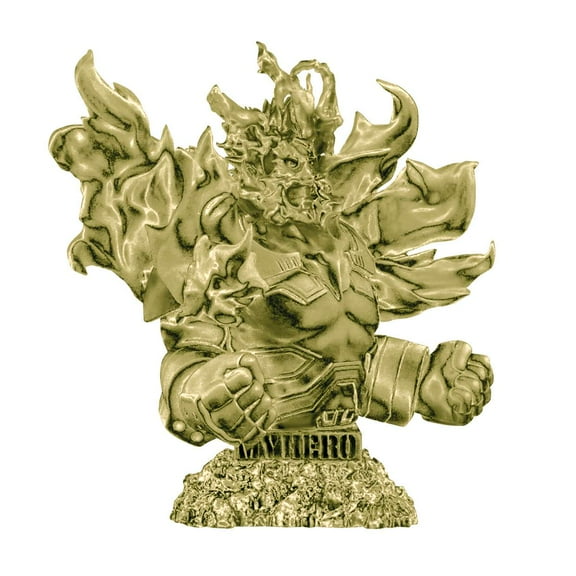 My Hero Academia Bust Up Heroes Vol. 3 Endeavor (Enji Todoroki) Mini PVC Bust (Gold) (No Packaging)