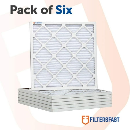 

Filters Fast 15x20x1 Pleated Air Filter (6 Pack) Merv 8 | 1 AC Furnace Air Filters Made in the USA | Actual Size: 14.75 x19.75”x0.75”