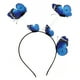 thumbnail image 1 of EeaseMX 1 diadema de mariposa para el pelo, para fiesta, cosplay, tocado de mariposa para mujer (azul), 1 of 7