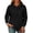 22# Black, variant on Hoodies for Women Basic Fit Drop Shoulder Hooded Comfy Oversized Hoodie | Matching Wearable, Cool Travel Going Out, Youth Juniors Teacher,Graduation Festive Pink L