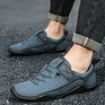 thumbnail image 6 of Mens Lace Up Casual Shoes Lightweight Walking Oxfords Comfortable Non-slip Driving Shoes Breathable and Fashionable Blue 10 US, 6 of 7