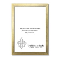 WallsThatSpeak 22x22 Gold Picture Frame for Puzzles Posters Photos or Artwork