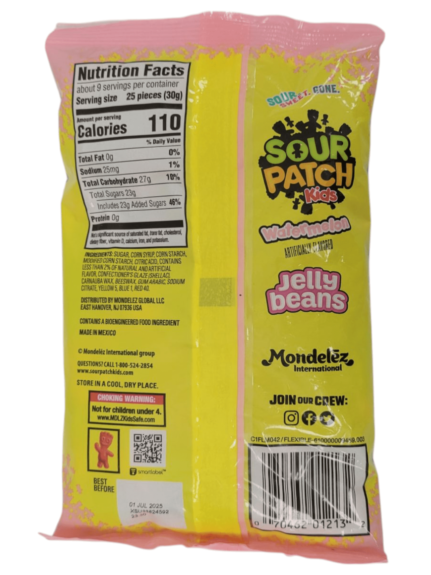 Sour Patch Kids Jelly Beans Both Watermelon (10oz) and Regular (10oz)