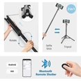 thumbnail image 3 of 17.7"- 63" Adjustable Selfie Ring Light Portable Mobile Phone Floor Tripod With Retractable Options, 3 of 4