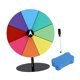 thumbnail image 5 of Ruleta giratoria de sobremesa con premio, rueda de juego portátil de superficie lisa para sin borrador, 5 of 9