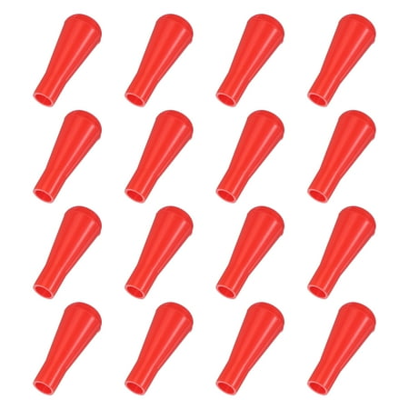 Uxcell Soft Rubber Arrowhead Safety Archery Arrow Tips Practice Tips Broad Heads Replacements Arrow Points for Hunting Outdoor Archery Game Red