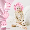 thumbnail image 3 of Bonnets para niñas bonnet de seda bonnet de raso bonnet para dormir bonnet para bebés y niños pequeños, 3 of 7