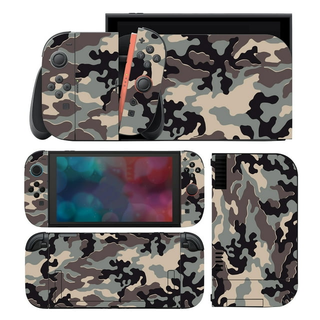 Carátula adhesiva de vinilo protectora a todo el cuerpo con diseño colorido para Nintendo Switch 2