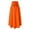 Orange, variant on YUEJUIR Knee Length Skirts for Women Summer Casual Color Spring Solid Long Fashion Skirts Women's Skirt Maxi Skirt Summer Skirts Floral Skirt (Orange,XL)