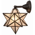 thumbnail image 3 of Meyda Tiffany 180419 Moravian Star 14" Tall Wall Sconce - Brown, 3 of 7