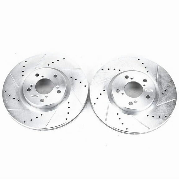 Power Stop JBR1171XPR Evolution Drilled & Slotted Rotors -Front
