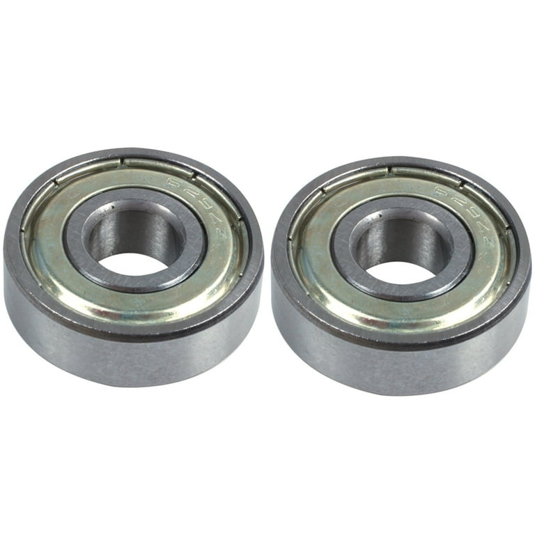 uxcell Silver Tone 608ZZ Shielded Deep Groove Ball Bearings 8mm x