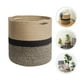 thumbnail image 5 of GOOHOCHY Ceta de almacenamiento de canasta de canasta de almacenamiento de 1 PC Sundries Canasta de canasta casera (negro amarillo), 5 of 5