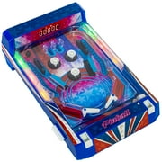 Retro Arcade Electronic: Pinball - Tabletop Game, Vibrating Bumpers, LED Lights, Sound Effects, 1 Player, Ages 6+