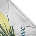 thumbnail image 3 of Ambesonne Agave Kitchen Curtains, Art Print of Tropical Plant, 55"x45", Pale Yellow Pale Teal, 3 of 3