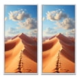 thumbnail image 2 of Designart "Egypt Sahara Dreams horizon II" Egypt Framed Wall Art Set Of 2 - Multi-Color Landscapes Framed Wall Art Set Of 2, 2 of 7