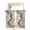 Gray, variant on Yellow Grey Ombre Sheer Kitchen Tier Curtains 36 Inch length, Rod Pocket Half Curtains Short Drapes, Modern Marble Ink Painting Light Filtering Chiffon Small Window Treatments 2 Panels 27.5"W x 36"L