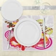thumbnail image 3 of Ambesonne Ice Cream Place Mats Set of 4, Flowers Deserts, Standard Size, Multicolor, 3 of 6
