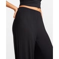 thumbnail image 3 of Pantalones de Pijama de Pierna Ancha para Mujer SOULVOR en Modal Negro Talla M, 3 of 5