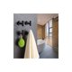 thumbnail image 4 of , Gancho Negro Para Toallas Para Ducha, Cocina, Albornoz, Ganchos Para Abrigos, Toallero Montado En La Pared, Acero Inoxidable 304, Negro Mate, Paquete De 4, 4 of 5
