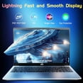 thumbnail image 4 of 15.6 FHD Student Laptop Computer ,16GB RAM 1TB SSD, Backlit Keyboard, Fingerprint, Intel Pentium Quad-Core N100 (Beat to i3-1115G4, Up to 3.4GHz), 2 Years Warranty, Type C 65W Charger（Silver）, 4 of 7