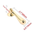 thumbnail image 4 of Utopia Alley HW269PLGD011 Danbury Pendant Drop Pull  Polished Gold  2.7 inch, 4 of 5