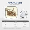 thumbnail image 3 of JUNZAN Train Pattern Car Windshield Sun Shade | Reflective Sunshade | Foldable 2-Piece Sun Shield Protect Your Car | Fits Sedans, SUVs, Hatchbacks-Medium, 3 of 6