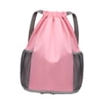 thumbnail image 3 of Bolsa de natación, bolsa de gimnasio, mochila portátil, resistente al agua, organizador con correa ajustable Rosa, 3 of 9
